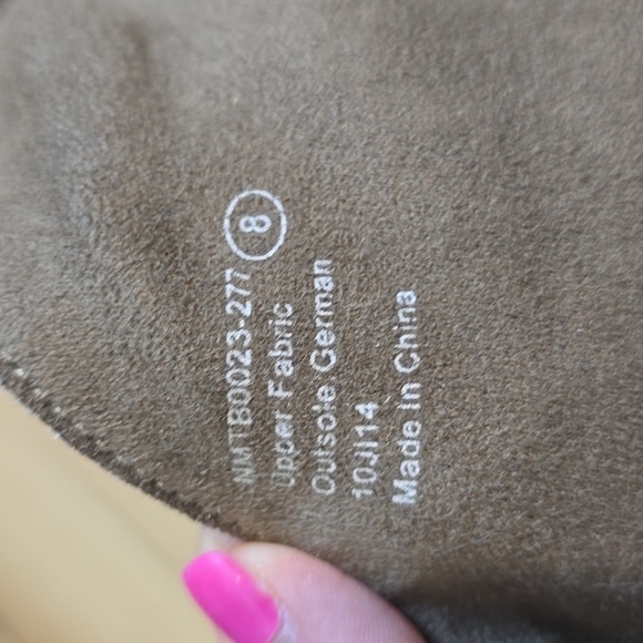 Naughty Monkey Knee High Rhinestone Suede Brown 4" Heel Boots (8) - Picture 5 of 8